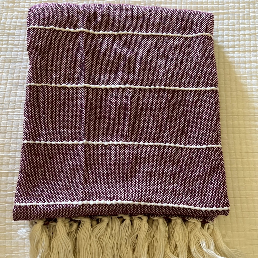 Opalhouse Throw with fringe- new without tags.
